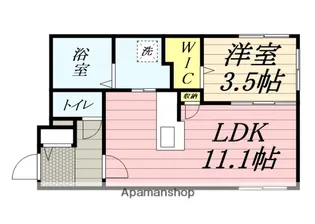 アルファレジデンス麻生【3階】の間取り