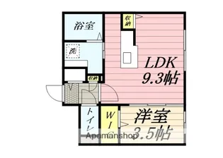 アルファレジデンス麻生【103号室】の間取り