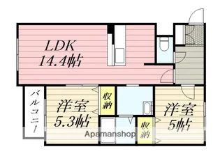 STELLAR GROWTH【2階】の間取り