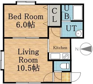 カーサ東武【201号室】の間取り