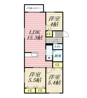 MAISON YOU ME【2階】の間取り