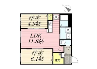 )ルチアーノN35【3階】の間取り