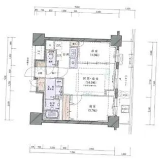 ラ クラッセ札幌麻生ステーションスクエア【702号室】の間取り