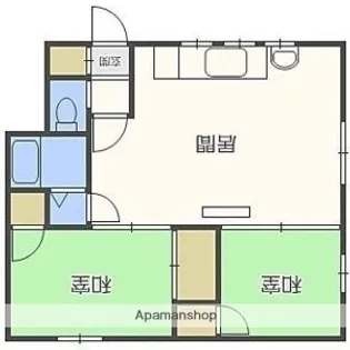 トミイハイツNO11【2階】の間取り