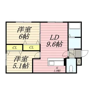 ノイエ・A【203号室号室】の間取り