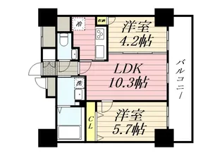 ラ・クラッセ札幌麻生ステーションスクエア【8階】の間取り