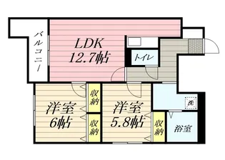 ANGELIC VILLAGE北35条(エンジェリック ヴィレッ【3階】の間取り