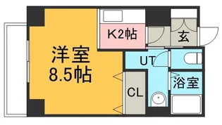 デュオ ヴェール【0303号室】の間取り
