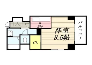 デュオ ヴェール【1004号室】の間取り