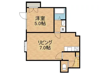 楓ガーデン【103号室号室】の間取り