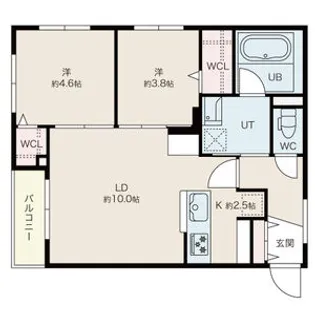 raffine(ラフィネ)【4階】の間取り