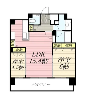 リビオ北26条【12階】の間取り