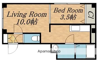 ジュ31【301号室】の間取り