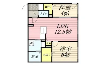 アルファレジデンス麻生【2階】の間取り