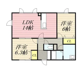 RESIDENCE HANAKO【0101号室】の間取り