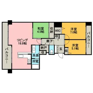 エクセルシオールエクス北34条【0903号室】の間取り