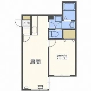 アドヴァンテージⅡ【205号室】の間取り
