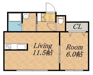 グランドティトンN32【00403号室】の間取り