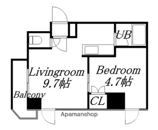 シャレオ当別壱番館【601号室】の間取り
