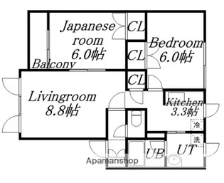 リッチビラ【105号室】の間取り
