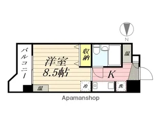 ラ・パルフェ・ド・札幌【213号室】の間取り