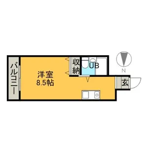 ラ・パルフェ・ド・札幌【902号室】の間取り