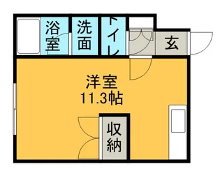 Uハウス北26条【2階】の間取り