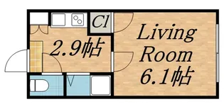 PLAZA IN N31【403号室】の間取り