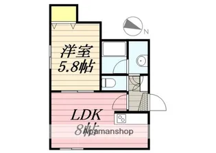 トップハウス19【202号室】の間取り