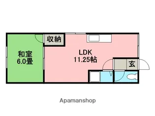 光コーポ【202号室】の間取り