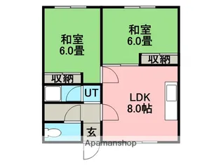 第7丸長マンション【5号室】の間取り