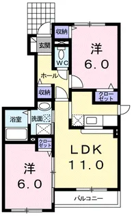 クレメント スクエア【1階】の間取り