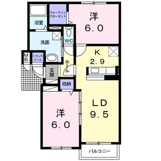 ファーストレジデンス【2階】の間取り