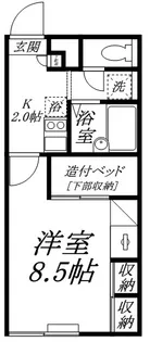 レオパレスダ ヴィンチ【2階】の間取り
