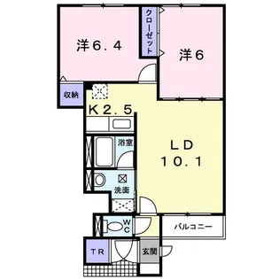 アバンツァート追分Ⅰ【1階】の間取り