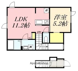 NC TERRACEⅡ【2階】の間取り