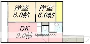 エイブルOKAMURA Ⅰ(エイブルオカムラワン)【203号室】の間取り