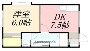 コープサイド北浜【202号室】の間取り