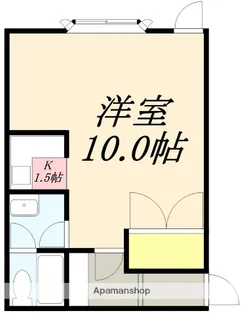 ハイムオークボ【205号室】の間取り