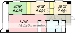 ミリオンパレス駒場【104号室】の間取り