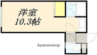 ヴィラ五稜郭【102号室】の間取り