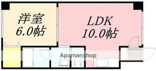 ピュアパレス栄町(ピュアパレスサカエマチ)【407号室】の間取り