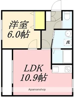 セゾンクレール昭和【2階】の間取り