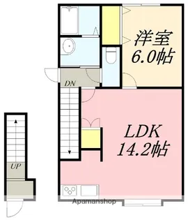 CS SHOWA【203号室】の間取り