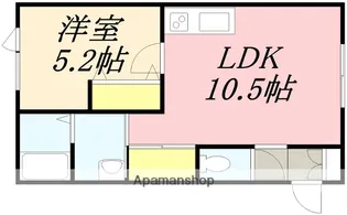 MSクリック【103号室】の間取り