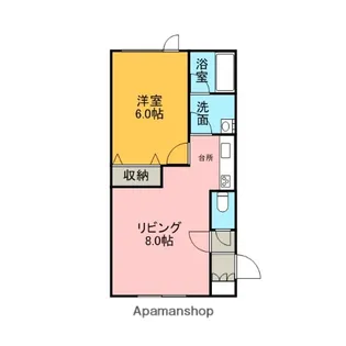 MSマウス【201号室】の間取り