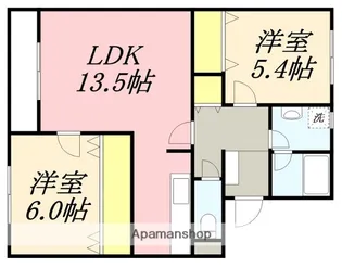 アリスト21【3階】の間取り