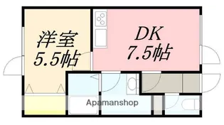 エクレールⅠ【203号室】の間取り