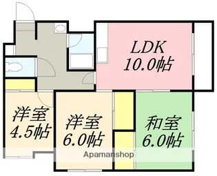 サンマンション【4階】の間取り