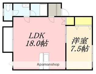 ハイムR NO3【202号室】の間取り